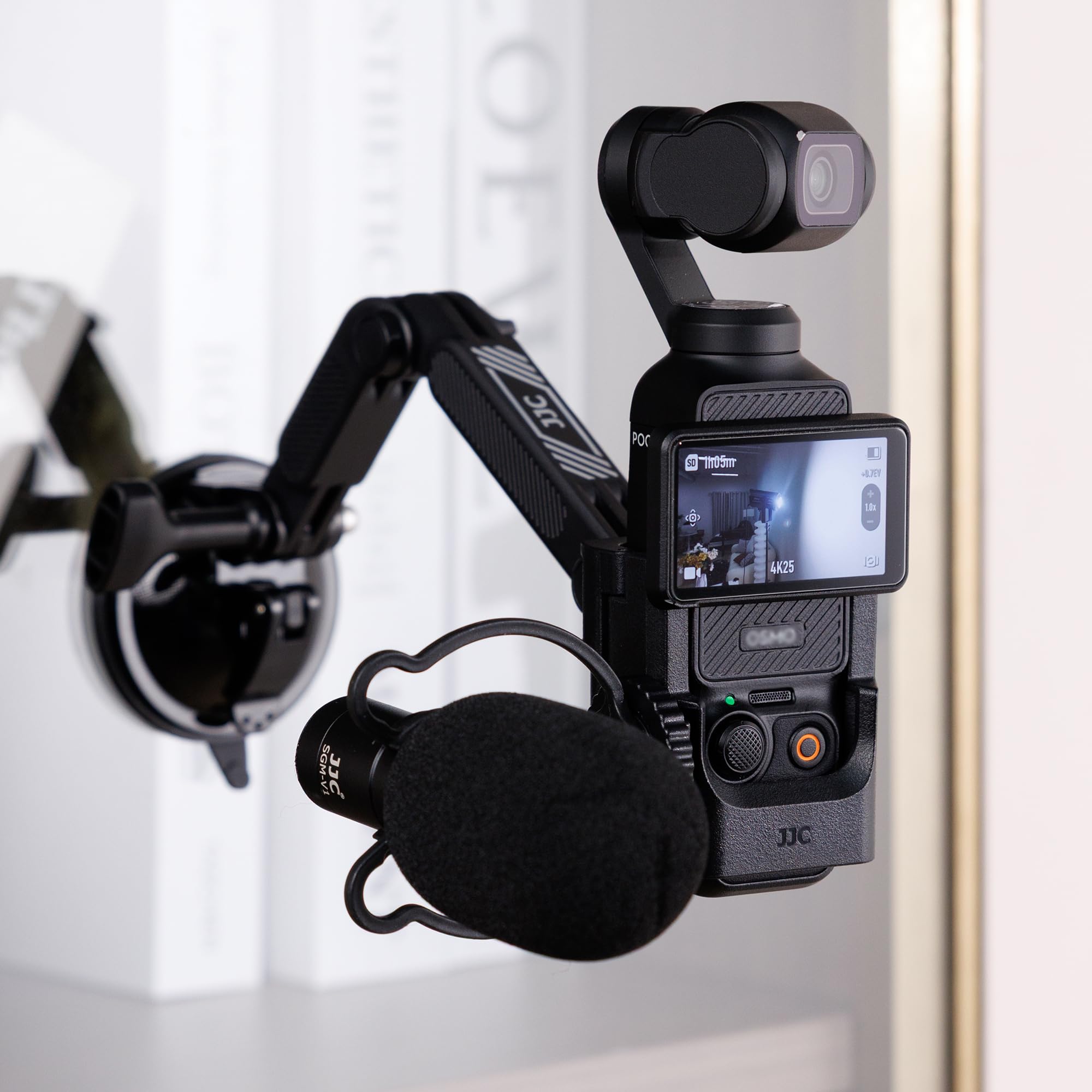 Amazon | JJC DJI Osmo Pocket 4 Osmo Pocket 3 ホルダー 吸盤 車内
